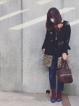 etsukoさん（レディース・159cm）の冬コーディネート