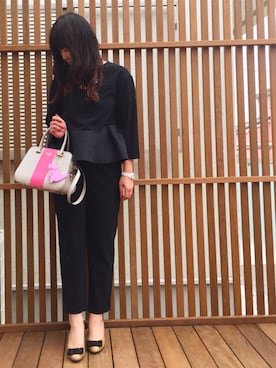 「kate spade new york（ケイトスペード ニューヨーク）のアイテム（キーケース/キーアクセサリー）」を使った、etsukoさん（レディース・159cm）の春コーディネート