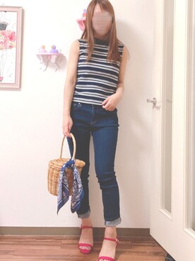 yukaさん（レディース・155cm）の春コーディネート