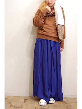 「RehersalL（リハーズオール）のアイテム」を使った、chaosbohemiaさん（レディース・156cm）の冬コーディネート