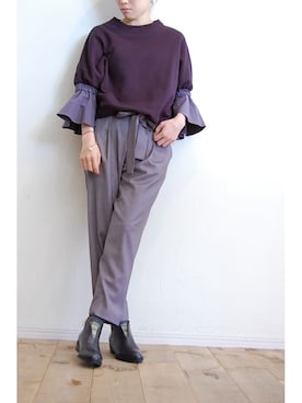 「margaux（マルゴー）のアイテム」を使った、chaosbohemiaさん（レディース・156cm）の冬コーディネート