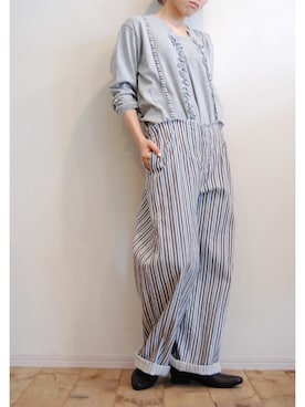 「RehersalL（リハーズオール）のアイテム」を使った、chaosbohemiaさん（レディース・156cm）の冬コーディネート