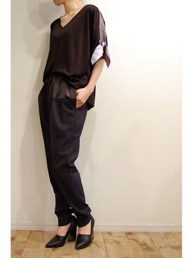 「Jeffrey Campbell（ジェフリーキャンベル）のアイテム（パンプス）」を使った、chaosbohemiaさん（レディース・156cm）の冬コーディネート