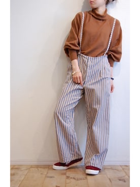 「RehersalL（リハーズオール）のアイテム」を使った、chaosbohemiaさん（レディース・156cm）の冬コーディネート