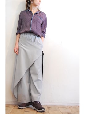 「hippiness（ヒッピネス）のアイテム」を使った、chaosbohemiaさん（レディース・165cm）の冬コーディネート