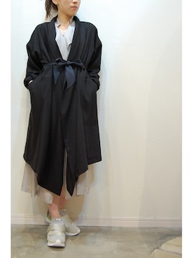 「RehersalL（リハーズオール）のアイテム（その他アウター）」を使った、chaosbohemiaさん（レディース・156cm）の冬コーディネート