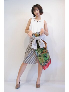 「Jeffrey Campbell（ジェフリーキャンベル）のアイテム（パンプス）」を使った、chaosbohemiaさん（レディース・165cm）の冬コーディネート