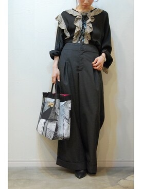 「Jeffrey Campbell（ジェフリーキャンベル）のアイテム（パンプス）」を使った、chaosbohemiaさん（レディース・156cm）の春コーディネート