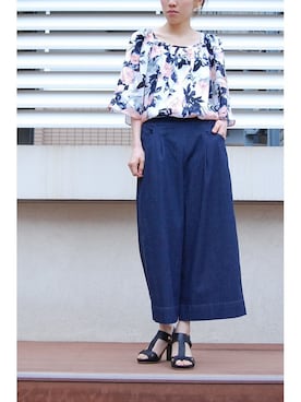 「Xapis（カピス）のアイテム」を使った、chaosbohemiaさん（レディース・156cm）の春コーディネート