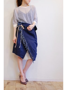 「MANA（マナ）のアイテム」を使った、chaosbohemiaさん（レディース・156cm）の春コーディネート