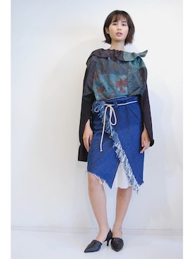 「ボタニカル」｜「アイテム（パンプス）」を使った、chaosbohemiaさん（レディース・167cm）の春コーディネート