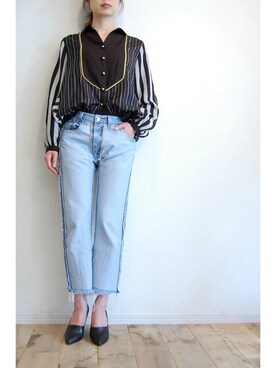 「Jeffrey Campbell（ジェフリーキャンベル）のアイテム（パンプス）」を使った、chaosbohemiaさん（レディース・165cm）の春コーディネート