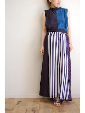 「Vialis（ビアリス）のアイテム」を使った、chaosbohemiaさん（レディース・156cm）の春コーディネート