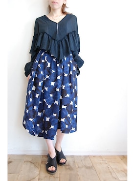 「tiny dinosaur（タイニーダイナソー）のアイテム」を使った、chaosbohemiaさん（レディース・156cm）の春コーディネート