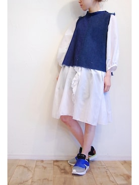 「MANA（マナ）のアイテム」を使った、chaosbohemiaさん（レディース・156cm）の春コーディネート