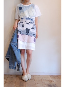 「MANA（マナ）のアイテム」を使った、chaosbohemiaさん（レディース・156cm）の夏コーディネート