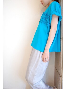 「hippiness（ヒッピネス）のアイテム」を使った、chaosbohemiaさん（レディース・156cm）の夏コーディネート