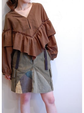 「RehersalL（リハーズオール）のアイテム」を使った、chaosbohemiaさん（レディース・156cm）の夏コーディネート