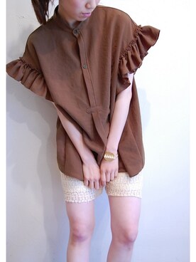 「RehersalL（リハーズオール）のアイテム」を使った、chaosbohemiaさん（レディース・156cm）の夏コーディネート