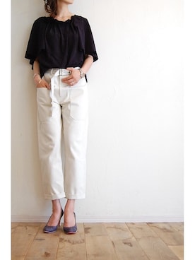 「MANA（マナ）のアイテム（シューズ）」を使った、chaosbohemiaさん（レディース・165cm）の夏コーディネート