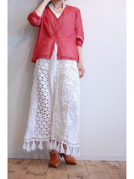 「チュール」｜chaosbohemiaさん（レディース・156cm）の夏コーディネート