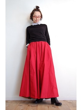 「Xapis（カピス）のアイテム」を使った、chaosbohemiaさん（レディース・156cm）の秋コーディネート