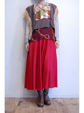 「Vialis（ビアリス）のアイテム」を使った、chaosbohemiaさん（レディース・156cm）の秋コーディネート