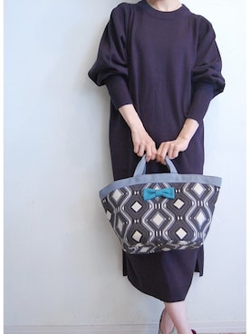 「intoxic.（イントキシック）のアイテム（バッグ）」を使った、chaosbohemiaさん（レディース・156cm）の秋コーディネート