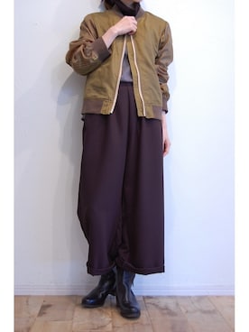 「Vialis（ビアリス）のアイテム」を使った、chaosbohemiaさん（レディース・156cm）の秋コーディネート