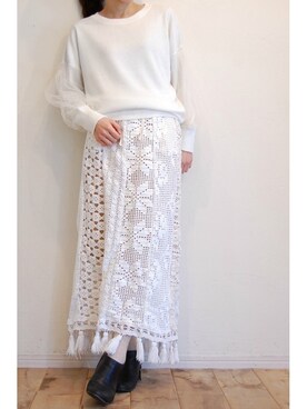 「RehersalL（リハーズオール）のアイテム」を使った、chaosbohemiaさん（レディース・156cm）の冬コーディネート