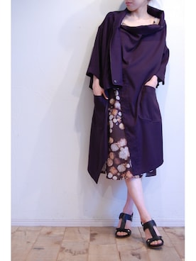 「tiny dinosaur（タイニーダイナソー）のアイテム」を使った、chaosbohemiaさん（レディース・156cm）の冬コーディネート