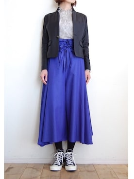 「RehersalL（リハーズオール）のアイテム」を使った、chaosbohemiaさん（レディース・165cm）の冬コーディネート