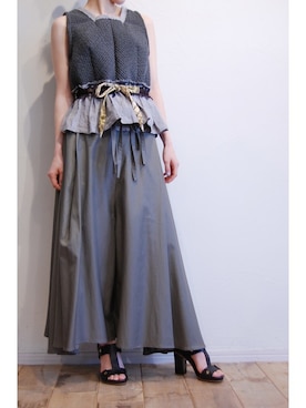「RehersalL（リハーズオール）のアイテム」を使った、chaosbohemiaさん（レディース・156cm）の春コーディネート