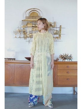 「RehersalL（リハーズオール）のアイテム（パンツ）」を使った、chaosbohemiaさん（レディース・156cm）の春コーディネート