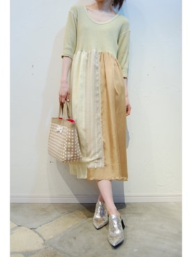 「intoxic.（イントキシック）のアイテム」を使った、chaosbohemiaさん（レディース・156cm）の春コーディネート