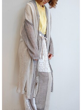 「RehersalL（リハーズオール）のアイテム（その他アウター）」を使った、chaosbohemiaさん（レディース・156cm）の春コーディネート