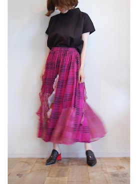 chaosbohemiaさん（レディース・156cm）の夏コーディネート