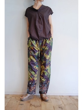 「blanc basque（ブランバスク）のアイテム」を使った、chaosbohemiaさん（レディース・165cm）の夏コーディネート