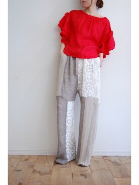 「hippiness（ヒッピネス）のアイテム」を使った、chaosbohemiaさん（レディース・156cm）の夏コーディネート