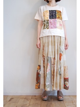 「Vialis（ビアリス）のアイテム」を使った、chaosbohemiaさん（レディース・156cm）の夏コーディネート