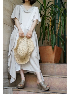 「Vialis（ビアリス）のアイテム」を使った、chaosbohemiaさん（レディース・156cm）の夏コーディネート