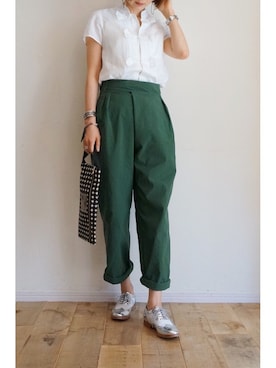 「アイテム（クラッチバッグ）」を使った、chaosbohemiaさん（レディース・165cm）の夏コーディネート