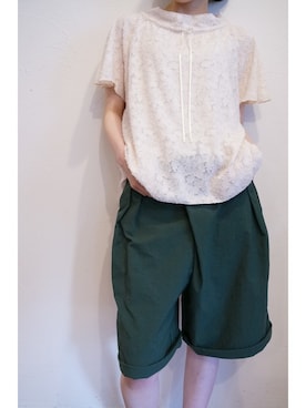 「グルカパンツ」｜chaosbohemiaさん（レディース・156cm）の夏コーディネート