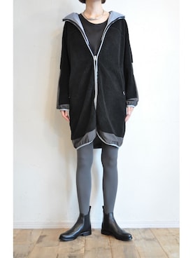 「キュプラ」｜「アイテム（その他アウター）」を使った、chaosbohemiaさん（レディース・165cm）の秋コーディネート
