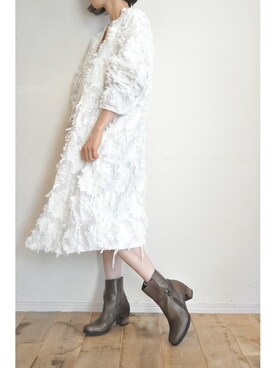 「RehersalL（リハーズオール）のアイテム（その他アウター）」を使った、chaosbohemiaさん（レディース・156cm）の秋コーディネート