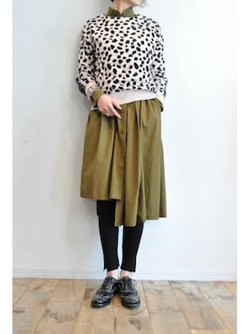 「リブレギンス」｜chaosbohemiaさん（レディース・165cm）の秋コーディネート