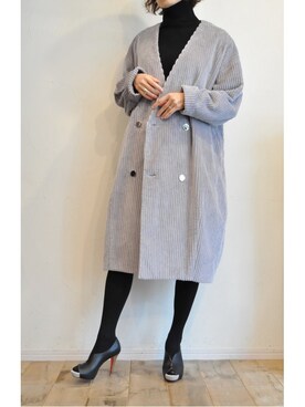 「タートル」｜「アイテム（その他アウター）」を使った、chaosbohemiaさん（レディース・165cm）の冬コーディネート