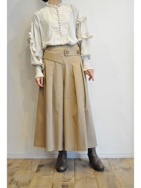 「Vialis（ビアリス）のアイテム」を使った、chaosbohemiaさん（レディース・156cm）の冬コーディネート