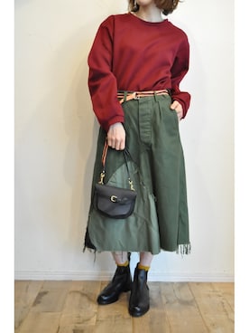 「ポシェット」｜chaosbohemiaさん（レディース・156cm）の冬コーディネート