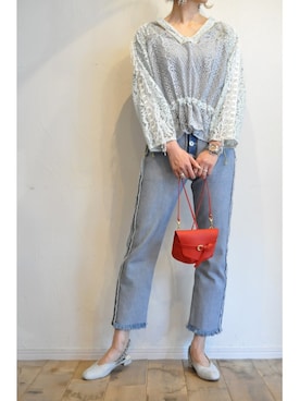 「saranam（サラナン）のアイテム」を使った、chaosbohemiaさん（レディース・165cm）の冬コーディネート